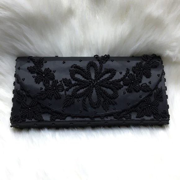 Vintage Black Beaded Purse. - Picture 2 of 9